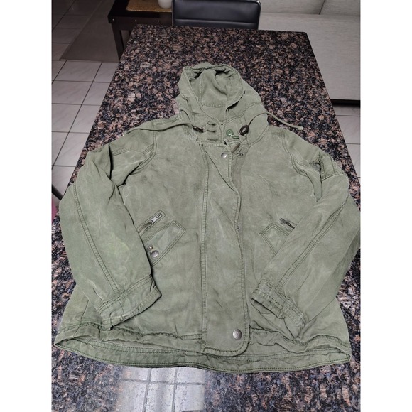 American Eagle Outfitters Jackets & Blazers - American Eagle Outfitters Womens Olive Green Military Utility Jacket XS AE-177